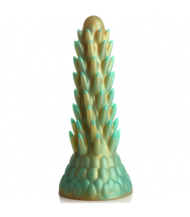 DILDO IN SILICONE SPUNTO RETTILE STEGOSAURUS