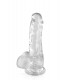 DILDO JELLY M TRASPARENTE 17"5 CM