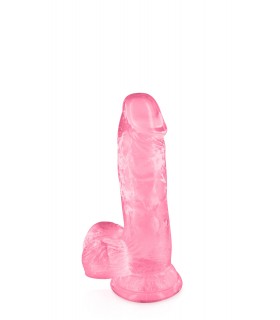 DILDO JELLY S ROSE 15"3 CM