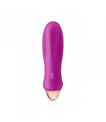 MINI RECHARGEABLE SILICONE VIBRATOR ROCKET PINK