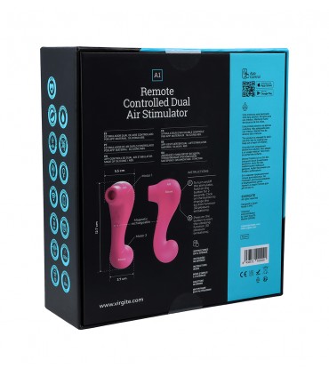 STIMULATEUR D'AIR DOUBLE TÉLÉCOMMANDÉ A1