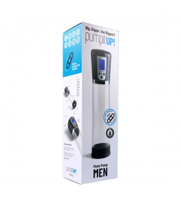 POMPE À PÉNIS AUTOMATIQUE AVEC VISIONNEUR USB GRIS