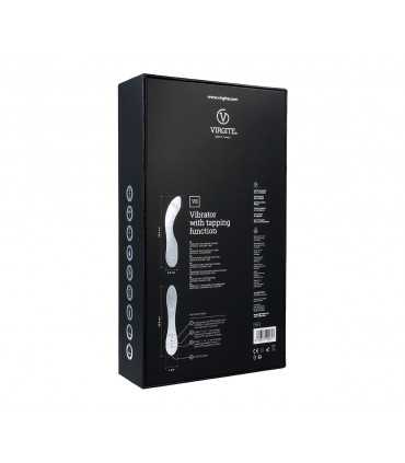 VIBRATEUR À TAPING RECHARGEABLE ROSE V8