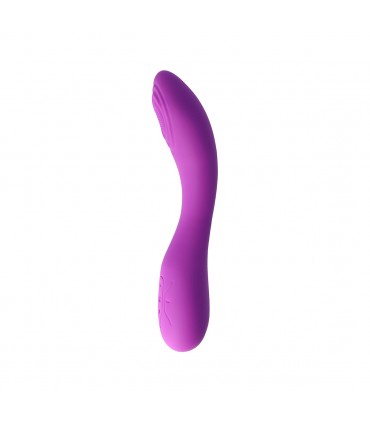 RECHARGEABLE TAPPING VIBRATOR V8 PURPLE