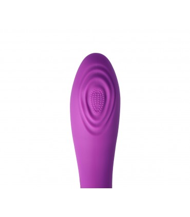VIBRADOR TAPPING RECARGABLE V8 MORADO