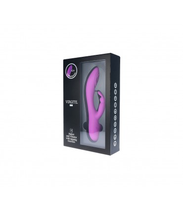 V9 RECHARGEABLE TAPPING VIBRATOR PURPLE