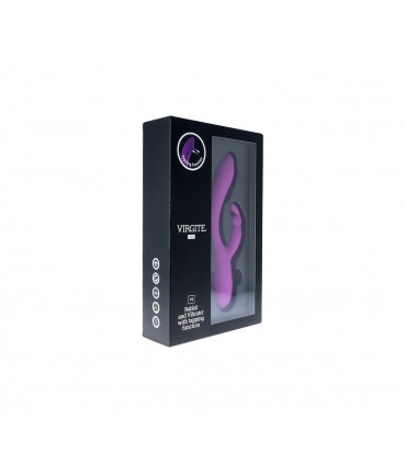 V9 RECHARGEABLE TAPPING VIBRATOR PURPLE