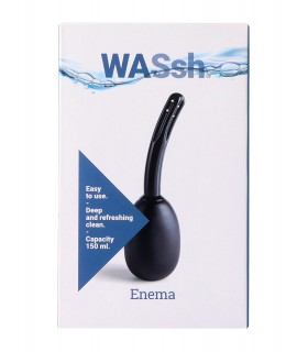 ENEMA LIMPIEZA ANAL ORIFICIOS NEGRA 150 ML