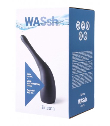 ENEMA LIMPIEZA ANAL NEGRA 190 ML