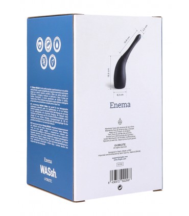 ENEMA LIMPIEZA ANAL NEGRA 190 ML