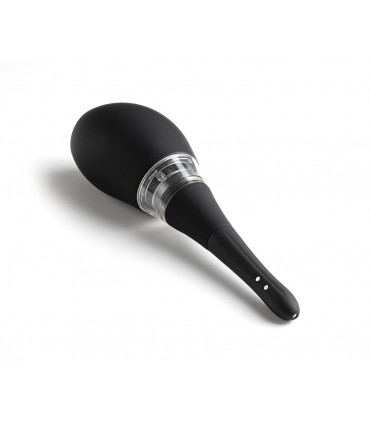 BLACK ANAL CLEANING ENEMA USB 300 ML