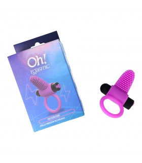COCKRING IN SILICONE CON PROIETTILE RICARICABILE