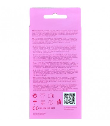 STRAWBERRY CONDOMS 53 MM 12 UNITS