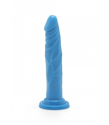 PENE DUAL DENSITY CON VENTOSA AZUL 18 CM