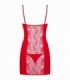 HEARTINA CHEMISE & THONG RED  L/XL