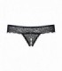 MIAMOR CROTCHLESS THONG BLACK 2XL/3XL