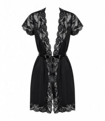 810-PEI-1 PEIGNOIR NERO L/XL