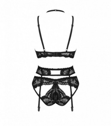 ALESSYA 3-TEILIGES SET SCHWARZ M/L
