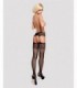 GARTER STOCKINGS S500 BLACK S/M/L