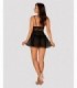 IDILLIA BABYDOLL & THONG BLACK   S/M