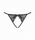 MIAMOR CROTCHLESS PANTIES BLACK  S/M