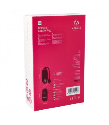 G7 UOVO VIBRANTE VIOLA RICARICABILE