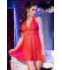 CR4011 BABYDOLL C/ TANGA ROJO S/M