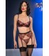 CR4694 SET 4 PEZZI ROSSO/NERO L