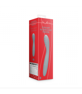 VIBRADOR ULTRA SUAVE PUNTO G USB GRIS