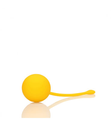 SET ENTRENAMIENTO BOLAS CHINAS KEGEL SILICONA AMARILLO