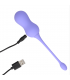 VIBRATING EGG WITH REMOTE CONTROL VIOLET SILICONE