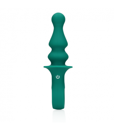 PAWN GESTREIFTER GRÜNER ANALVIBRATOR AUS SILIKON