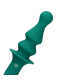 VIBRADOR ANAL SILICONA PAWN ESTRÍADO VERDE