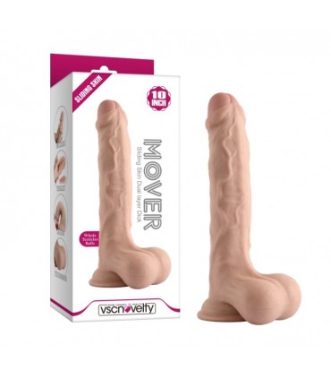 PENE REALISTICO SCORREVOLE A DOPPIA DENSITÀ FLESH 25'40 CM