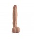 REALISTIC PENIS SLIDING DOUBLE DENSITY FLESH 25'40 CM