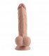 REALISTISCHER PENIS-GLEITER, FLEISCH DOPPELTER DICHTE, 17'8 CM