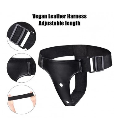 IMBRACATURA CON CINTURINO BLACK MAGIC 19 CM NERO