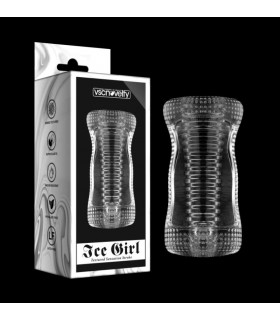 MASTURBATORE DELLA RAGAZZA DI GHIACCIO CHIARO STRIATO