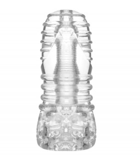 CLEAR CONICAL ICE GIRL MASTURBATOR