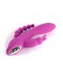 VIBRADOR TRIPLE PLEASURE MORADO