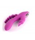 VIBRADOR TRIPLE PLEASURE MORADO