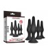 ANAL KIT X 4 SILICONE V-FANTASY BLACK