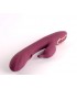 VIBRATOR WITH SUCTION GREEDY GIRL BURGUNDY