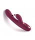 VIBRATOR WITH SUCTION GREEDY GIRL BURGUNDY