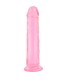 GELÉES DE CRISTAL PÉNIS RÉALISTE ROSE 21,6 CM