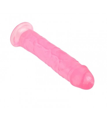 REALISTIC PENIS CRYSTAL JELLIES PINK 21.6 CM