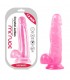 PENE REALÍSTICO CRYSTAL JELLIES ROSA 20 CM