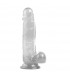 REALISTIC PENIS CRYSTAL JELLIES CLEAR 20 CM