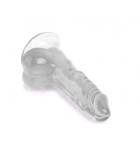 REALISTIC PENIS CRYSTAL JELLIES CLEAR 13.5 CM