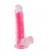 PENE REALÍSTICO FOSFORESCENTE ROSA 20 CM